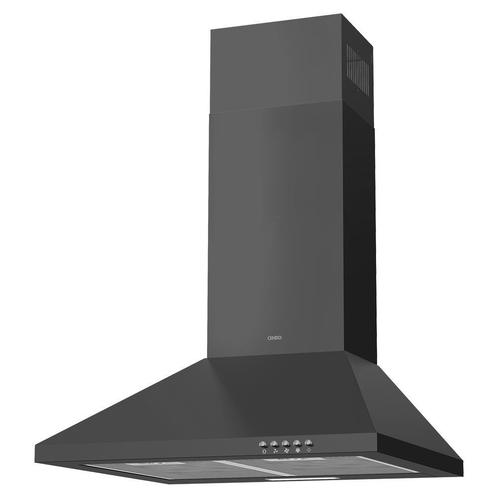 CENDO BMB536PDZ - Wand Afzuigkap - 60 cm - Piramide - Zwart, Witgoed en Apparatuur, Afzuigkappen, Inbouw, 600 tot 800 m³ per uur