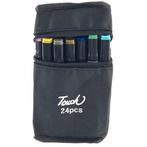 Set van 24 professional dual tip alcohol markers voor, Hobby en Vrije tijd, Tekenen, Ophalen of Verzenden, Nieuw