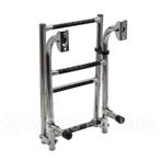 Zwemtrap RVS 316 - Spiegelmontage - opklapbaar 4 treden, Ophalen of Verzenden, Nieuw