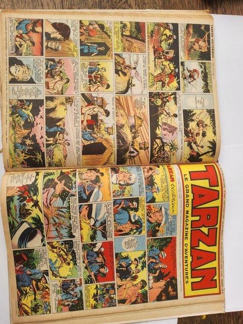 Tarzan / Vaillant - 4 Album - Eerste druk - 1948/1953, Boeken, Stripboeken