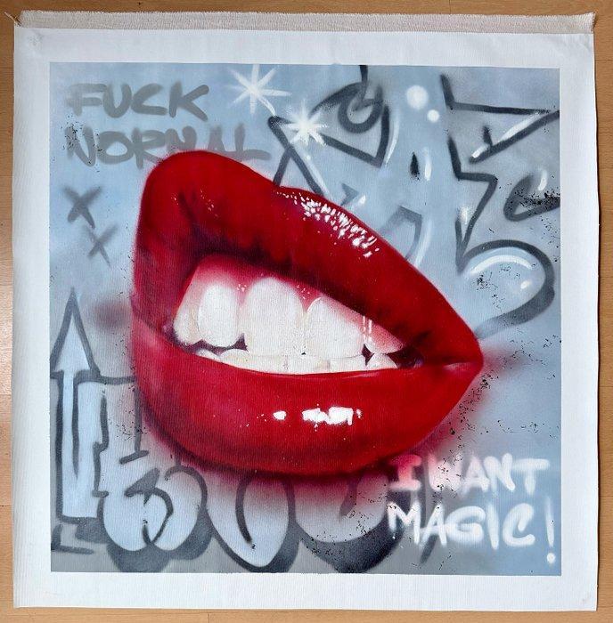 MrKas (1980) - Fuck Normal, I Want Magic - XL, Antiek en Kunst, Kunst | Schilderijen | Modern