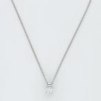 Halsketting - 18 karaat Witgoud Diamant (Natuurlijk) -, Sieraden, Tassen en Uiterlijk, Kettingen, Nieuw