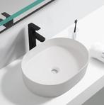 SALE - Rogas 50 - Mat wit - Waskom -  -  - Keramiek -  Ovaal, Ophalen of Verzenden, Nieuw