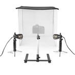 Fotostudio set 60 x 60 cm | 2800 K | 4x Achtergronddoek, Audio, Tv en Foto, Fotografie | Fotostudio en Toebehoren, Nieuw, Complete fotostudio