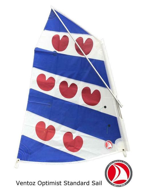 Ventoz Optimist Standaard Zeil - Fryslân, Watersport en Boten, Zeilen en Zeiltoebehoren, Minder dan 3 meter, Minder dan 15 m²