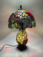 Tafellamp - Een tros druiven - Glas-in-lood - Tiffany-stijl, Antiek en Kunst