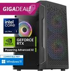 Core Ultra 7 - RTX 5060 - 32GB - 1TB  - WiFi - BT - Game PC, Computers en Software, Nieuw