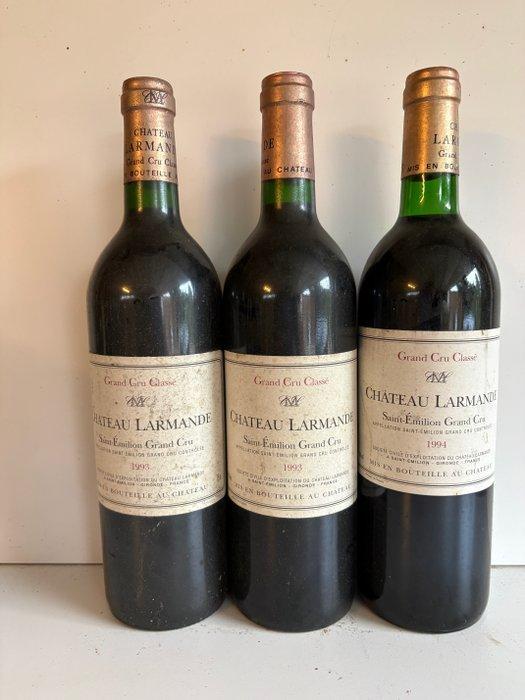 1993 x2 & 1994 Château Larmande - Saint-Émilion Grand Cru, Verzamelen, Wijnen