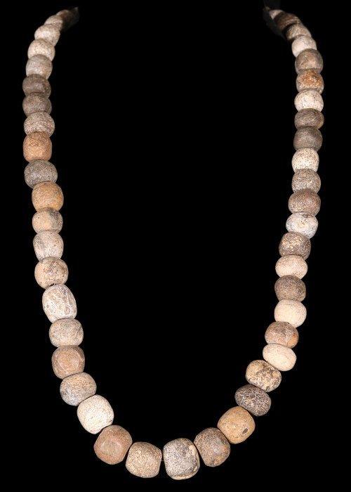 Prehistorisch Mammoetbeen Kralenketting (Zonder, Antiek en Kunst, Antiek | Overige Antiek