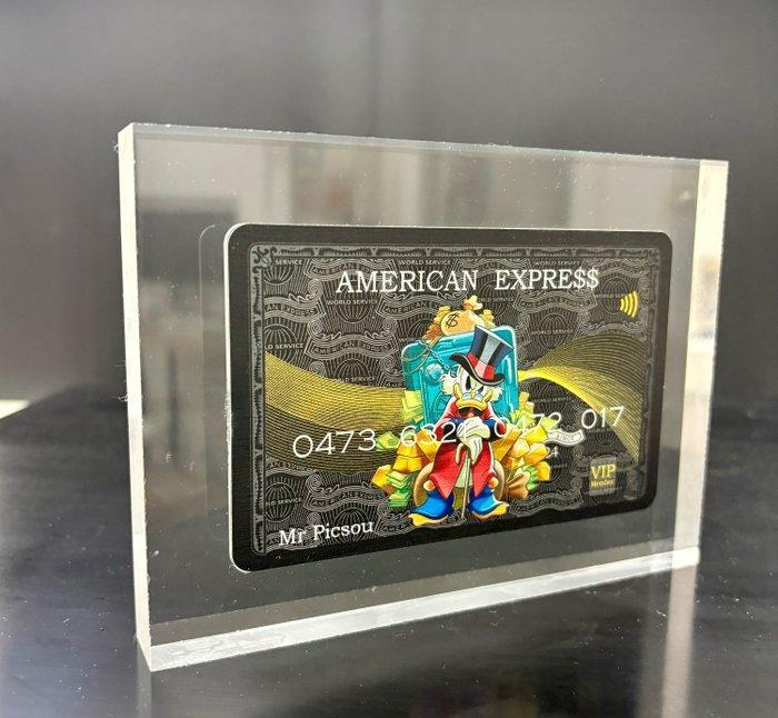 N.Nathan - Plexi Card Mr. Picsou, Antiek en Kunst, Kunst | Designobjecten
