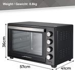Jago® Mini-oven - met circulatielucht, draaispit, binnenverl, Witgoed en Apparatuur, Verzenden, Nieuw