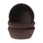 Cupcake Vormpjes HoM MINI Bruin 35x23mm. 500st., Verzenden, Nieuw