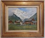 Giovanni Colmo (1867- 1947) - Macugnaga e il Monte Rosa, Antiek en Kunst, Kunst | Schilderijen | Klassiek