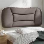 vidaXL Hoofdbordkussen Hvar 90 cm stof taupe, Verzenden, Nieuw, Stof