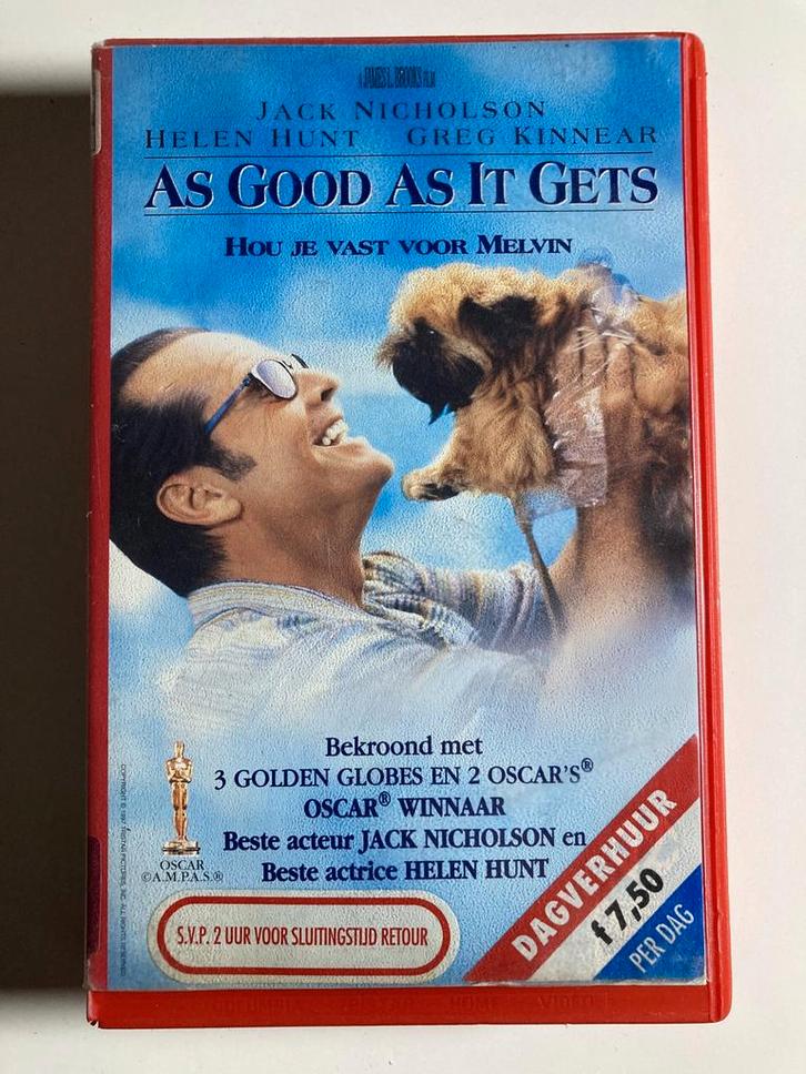 AS GOOD AS IT GETS (EX RENTAL) (VHS), Cd's en Dvd's, VHS | Film, Gebruikt, Verzenden