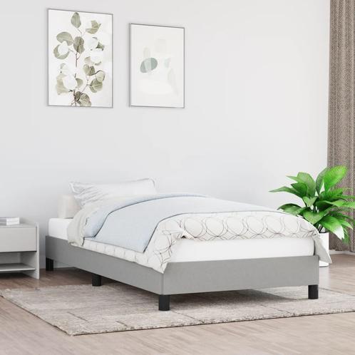 Bedframe 80x200 Lichtgrijs - Tweedekansje - Bespaar 35%, Huis en Inrichting, Slaapkamer | Bedden, 80 cm, 200 cm, Grijs, Nieuw