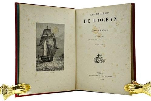 Arthur Mangin - Les Mystères de lOcéan - 1889, Antiek en Kunst, Antiek | Boeken en Bijbels