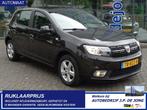 Dacia Sandero 0.9 Tce AUTOMAAT 2018 AC Cruise LM PDC NL auto, Dealer onderhouden, Stof, Met garantie (alle), Zwart