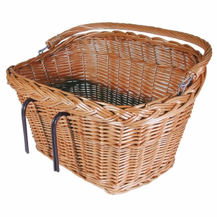 Fast Rider Rieten Fietsmand Rechthoekig, Fietsen en Brommers, Fietsaccessoires | Fietsmanden, Nieuw, Verzenden