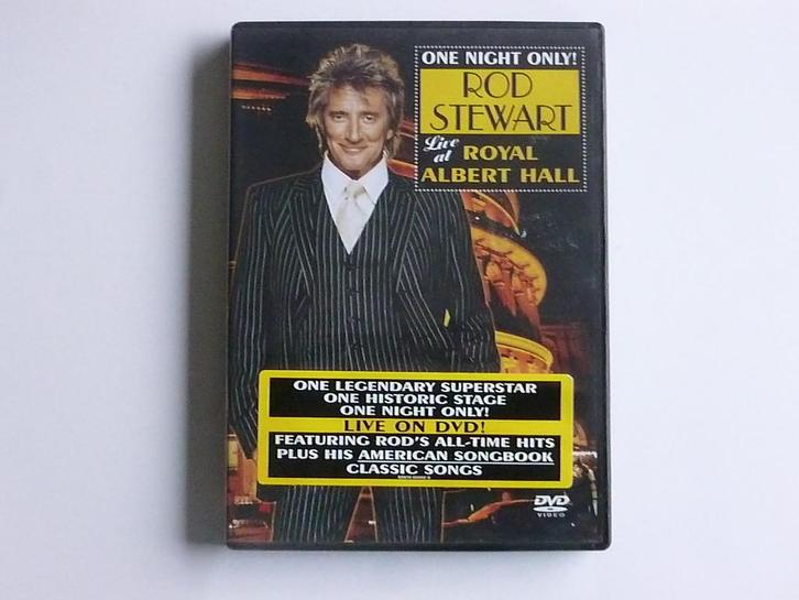 Rod Stewart - Live at the Royal Albert Hall / One Night Only, Cd's en Dvd's, Dvd's | Muziek en Concerten, Zo goed als nieuw, Verzenden