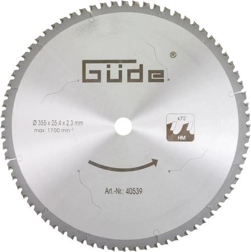 Zaagblad voor metaalcirkelzaag HM 355x25,4x72, Doe-het-zelf en Verbouw, Gereedschap | Zaagmachines, Nieuw, Verzenden