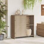 vidaXL Opbergkast met opslag Beige 100 x 36 x 102 cm Rattan, Huis en Inrichting, Kasten | Overige, Verzenden, Nieuw