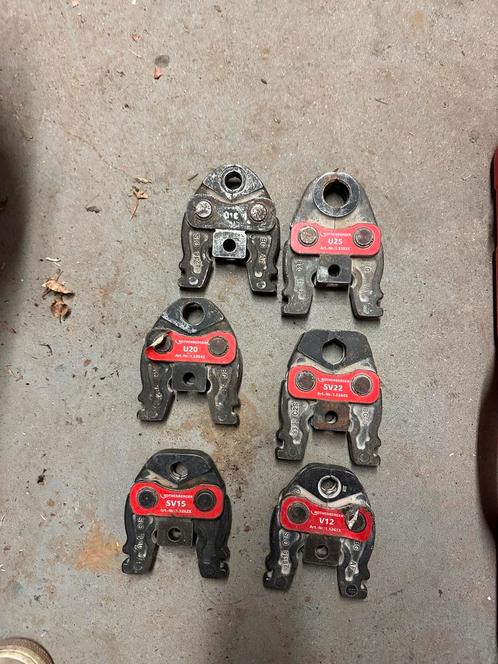 Persbekken (2 sets), Doe-het-zelf en Verbouw, Gereedschap | Overige machines, Gebruikt, Ophalen of Verzenden