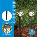 Zonne Tuinverlichting 3 Stuks LED (Tuin en Terras), Tuin en Terras, Buitenverlichting, Verzenden, Nieuw