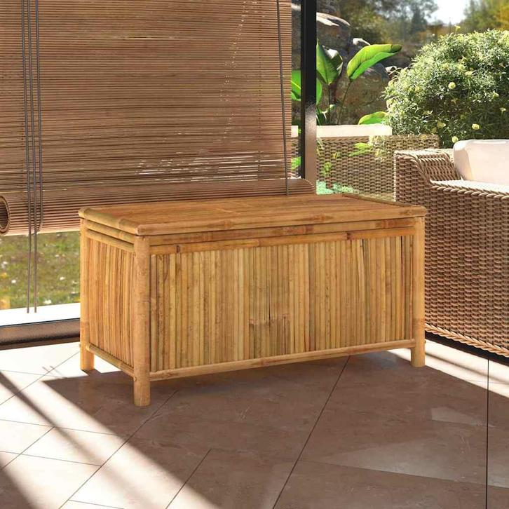 vidaXL Tuinbox 110x52x55 cm bamboe, Tuin en Terras, Overige Tuin en Terras, Nieuw, Verzenden