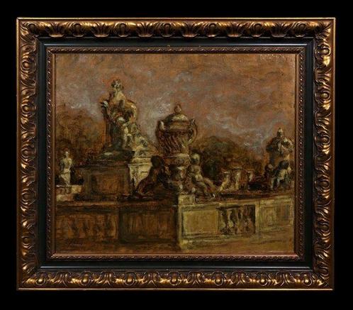 Claire Fumard (1961) - La Grande Fontaine, Antiek en Kunst, Kunst | Schilderijen | Klassiek