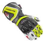 Bogotto Monza Perforated Black White Neon Yellow Motorcycle, Handschoenen, Nieuw met kaartje, Bogotto, Heren