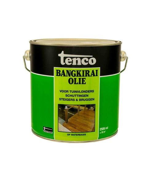 Bangkirai Olie Naturel 2,5 liter, Doe-het-zelf en Verbouw, Verf, Beits en Lak, Nieuw, Ophalen of Verzenden