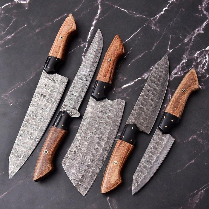 table set - Keukenmes - Staal - Noord Amerika, Antiek en Kunst, Antiek | Keukenbenodigdheden