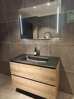 Showmodel badmeubel met zwarte wastafel 100cm - 0005, Ophalen, Nieuw, Wastafelkast