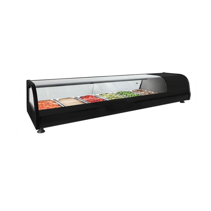 GGM Gastro | Tapas opzetkoelvitrine PREMIUM - 6x GN 1/3 |, Zakelijke goederen, Horeca | Meubilair en Inrichting, Nieuw in verpakking