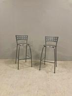 Calligaris - Kruk (2) - Aluminium, Hout, Staal - Industrieel