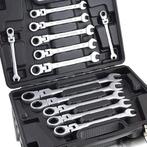 Bituxx Ratelsleutelset - 12-delig - 8/22 mm - Incl. koffer, Verzenden, Nieuw