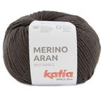 Katia Merino Aran - 95 donkerbruin - Merinogaren, Ophalen of Verzenden, Nieuw