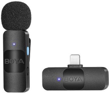 BOYA BY-V1 (V2.0) microfoon Zwart Microfoon met beschikbaar voor biedingen