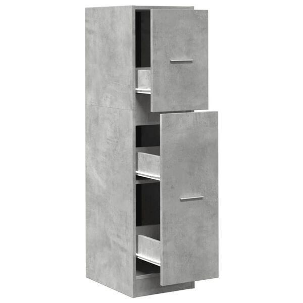 Betongrijs Apothekerskast 30cm | Tweedekansje met Korting, Huis en Inrichting, Kasten | Boekenkasten, 25 tot 50 cm, Met lade(s)