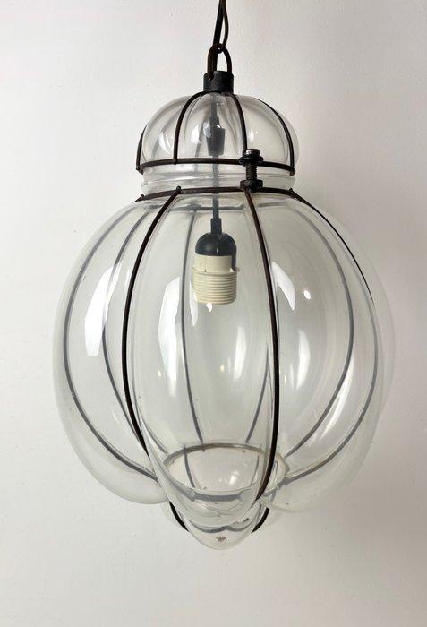 Lamp - Venetiaanse - Glas, Ijzer gesmeed - Een mond geblazen, Antiek en Kunst, Curiosa en Brocante