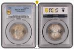 Koningin Wilhelmina 1 gulden 1940 MS63 PCGS gecertificeerd, 1 gulden, Verzenden, Zilver, Koningin Wilhelmina