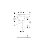 Urinoir Geberit 300 Met Deksel Achterinlaat Wit, Ophalen of Verzenden, Nieuw