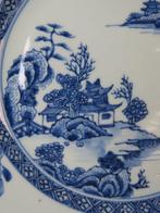 Qianlong (1735-1796) - Bord - Fisherman, Houses, Boats and, Antiek en Kunst