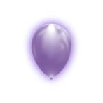 Paarse Led Ballonnen 26cm 5st, Hobby en Vrije tijd, Verzenden, Nieuw