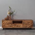 Tv-meubel Mangohout Fiona 120 cm, Verzenden, Nieuw, Overige houtsoorten, Industriële meubels