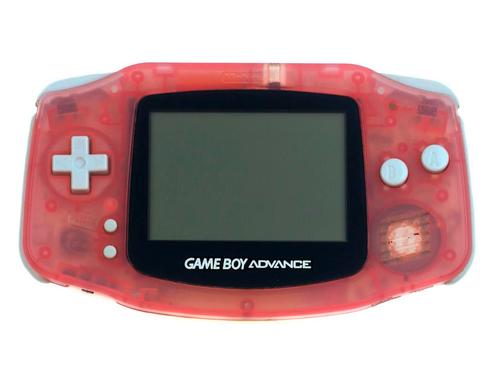 Gameboy Advance Transparent Pink, Spelcomputers en Games, Spelcomputers | Nintendo Game Boy, Zo goed als nieuw, Ophalen of Verzenden