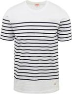 Armor-Lux Etel T-Shirt Strepen Wit maat XL Heren, Kleding | Heren, Verzenden, Wit, Armor-lux, Maat 56/58 (XL)