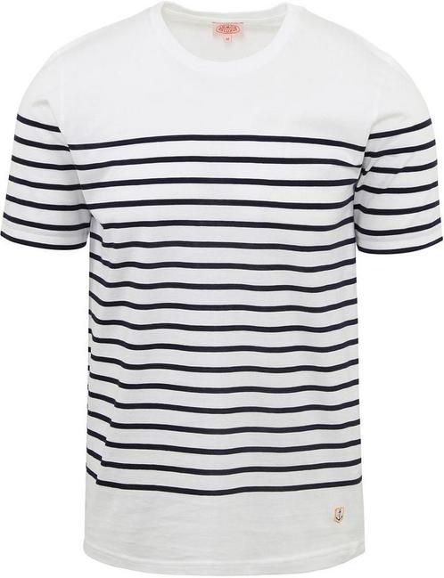 Armor-Lux Etel T-Shirt Strepen Wit maat XL Heren, Kleding | Heren, T-shirts, Wit, Nieuw, Maat 56/58 (XL), Verzenden