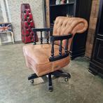 Chesterfield Stoker Bureaustoel - Jacht Cognac 28, Huis en Inrichting, Ophalen of Verzenden, Nieuw